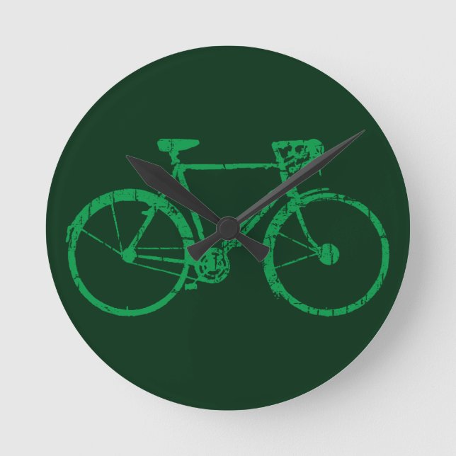 cykel - cykel + cykel rund klocka (Framsida)