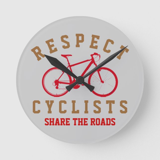 cykel - cykel + cykel rund klocka (Framsida)