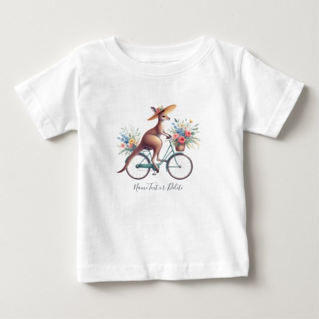 Cykel Cykel Känguru T-Shirt (Framsida)