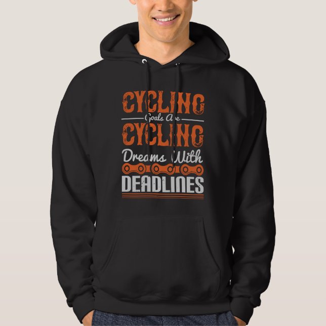 Cykel - Cykling drömmar med tidsgränser Hoodie (Framsida)