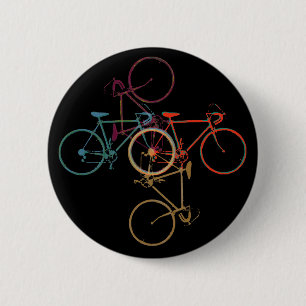 Cykel - cykling mönster knapp