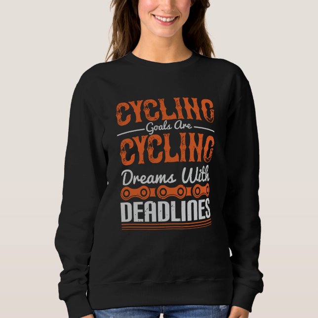 Cykel - Cyklingdrömmar med deadlines T Shirt (Framsida)