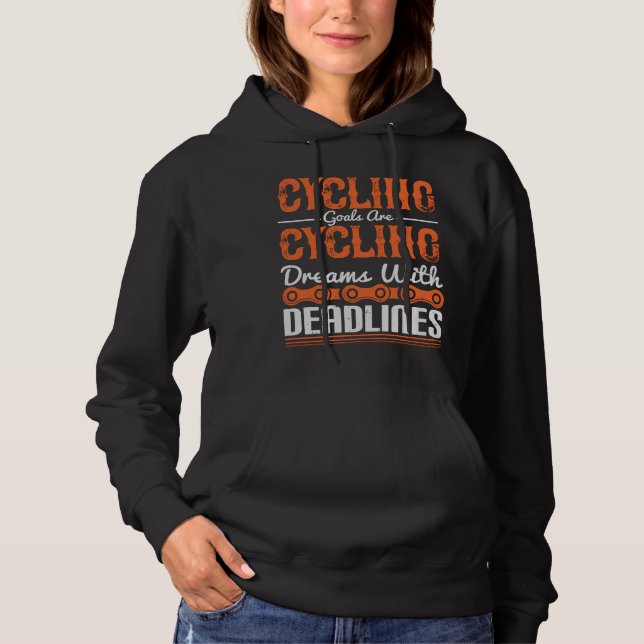 Cykel - Cyklingdrömmar med deadlines T Shirt (Framsida)