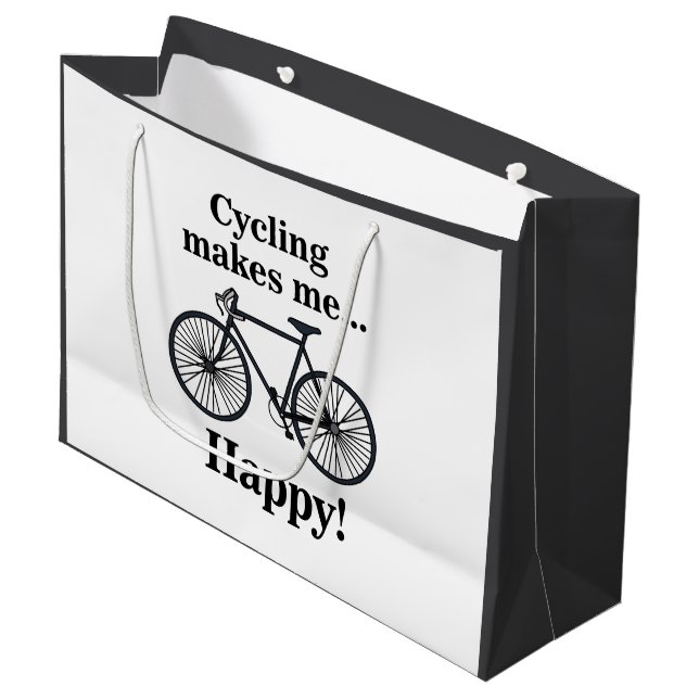 Cykel Cyklist Födelsedag (Framsidan Vinklad)