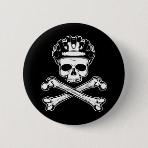 Cykel eller matris - cykel och Crossbones Knapp