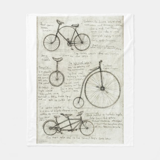 Cykel Fleecefilt (Framsidan)
