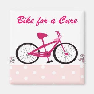 Cykel för en bot - Rosa cykel Magnet