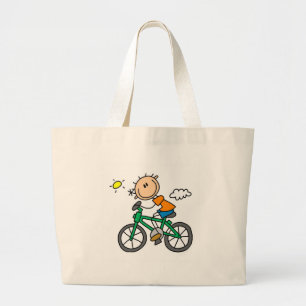 Cykel för pinnepojkeridning jumbo tygkasse