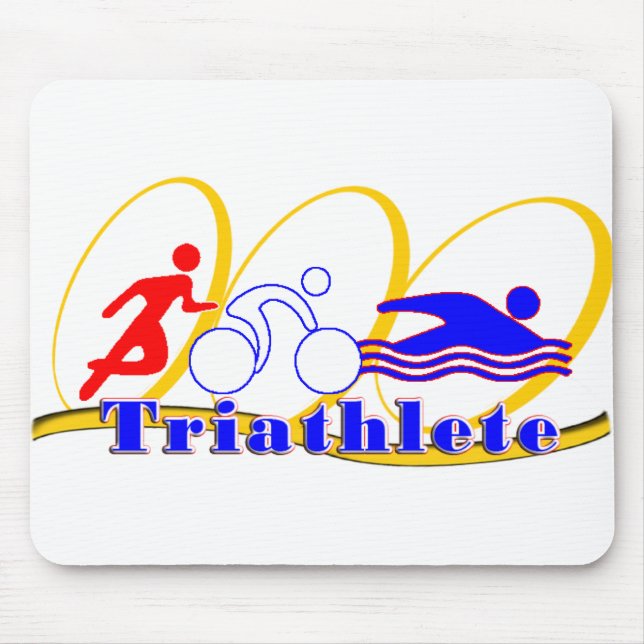 CYKEL för Triathlete SIMMASPRINGA Musmatta (Framsidan)