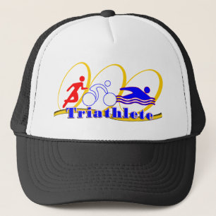 CYKEL för Triathlete SIMMASPRINGA Truckerkeps