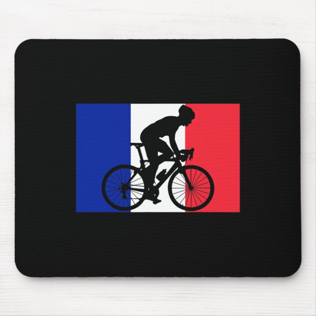Cykel Fransk Cykling Frankrike  Musmatta (Framsidan)