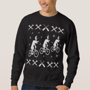 Cykel god jul lång ärmad tröja
