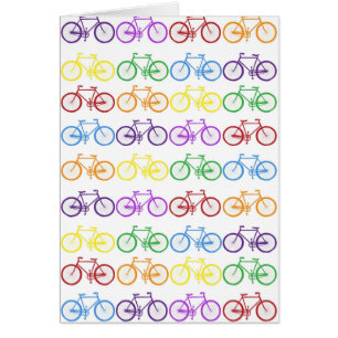 cykel hälsningskort