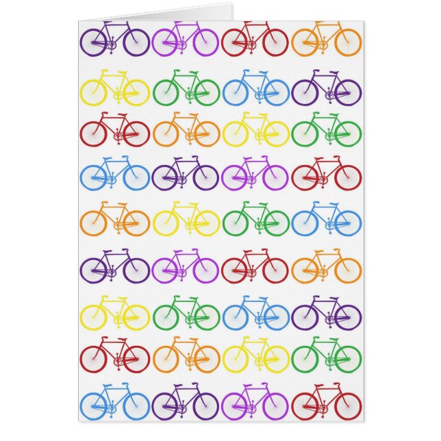 cykel hälsningskort (Framsidan)