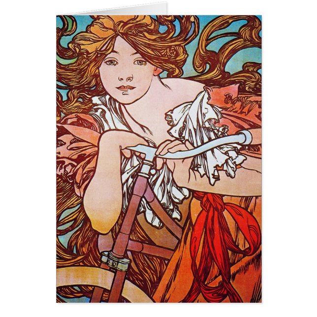 Cykel Hälsningskort (Framsidan)