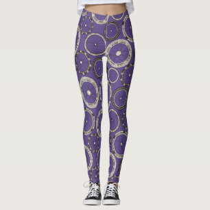 Cykel hjul violet leggings