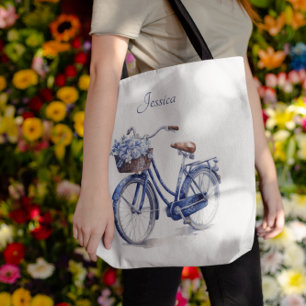 Cykel i Delft Blue-anpassadet Tygkasse