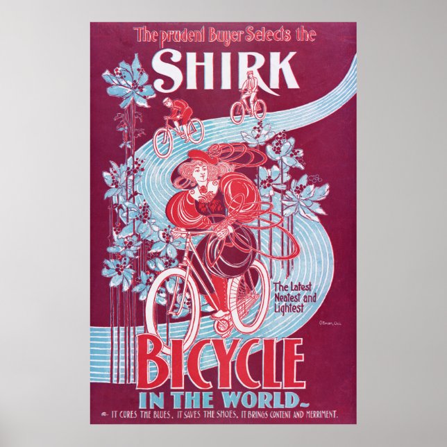 Cykel i världen poster (Framsidan)