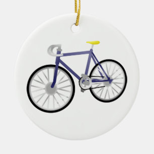 Cykel Julgransprydnad Keramik