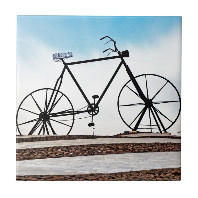 cykel kakelplatta (Framsidan)