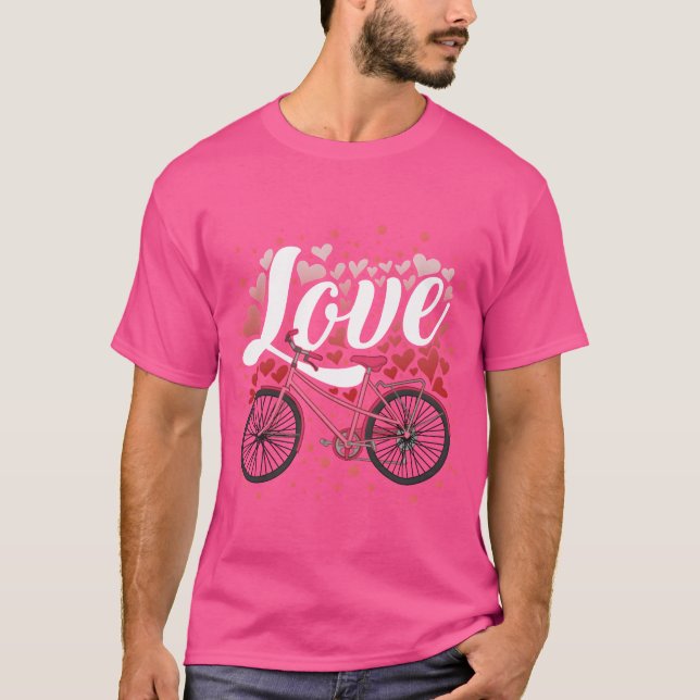 Cykel kärlek pojke t shirt (Framsida)