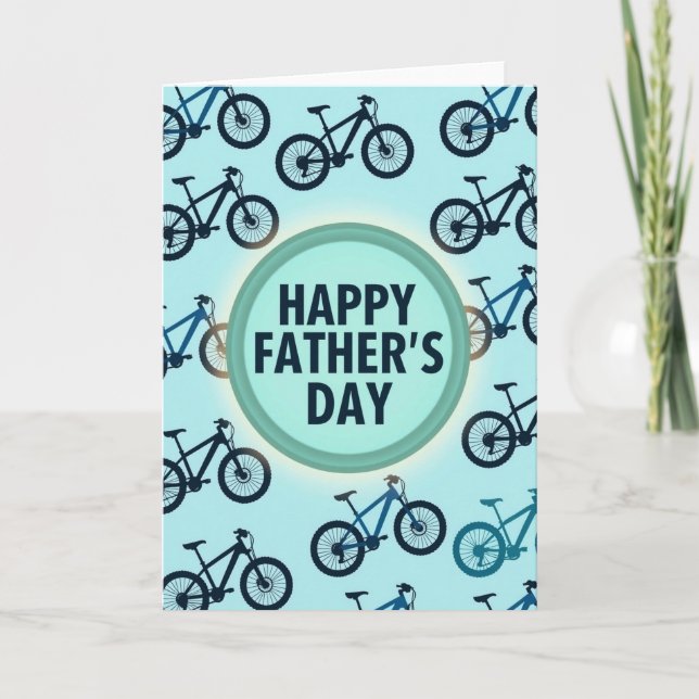 Cykel Konst Fars Dag Kort (Framsida)