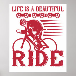 Cykel - Livet är en vacker åktur Poster