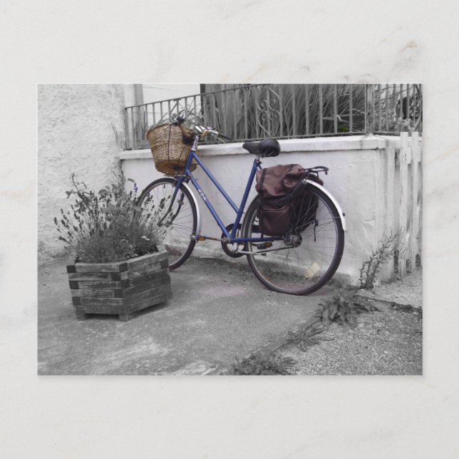 Cykel med basket - Isle of Mull Vykort (Framsida)