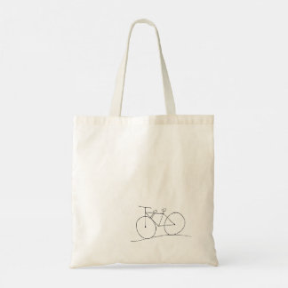 Cykel med ID-platsens doodle Tote Bag Tygkasse