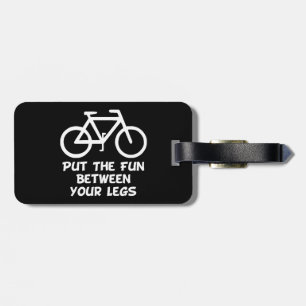 Cykel mellan ben bagagebricka
