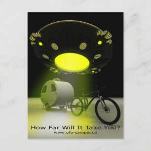 Cykel Mini Campare Mark II Design UFO Promo 2 Vykort