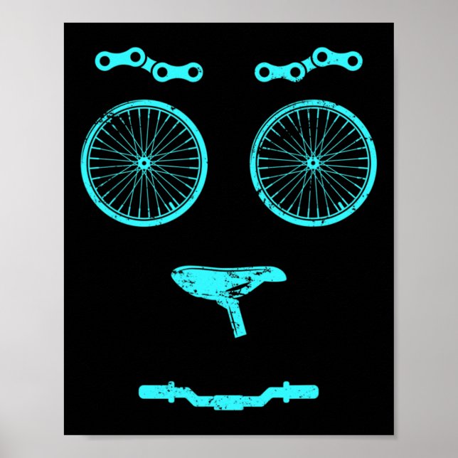 Cykel Mountainbike Cyklist Present Cykel  Poster (Framsidan)