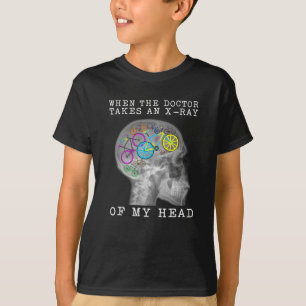 Cykel när Doktor tar röntgenstråle av mitt huvud T Shirt