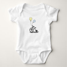 Cykel och ballonger