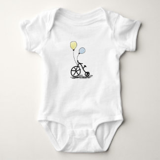Cykel och ballonger tee shirt