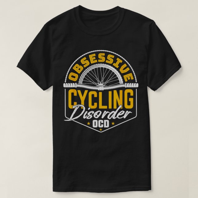Cykel överdriven cyklingsstörning OCD-funktion Bic T Shirt (Design framsida)
