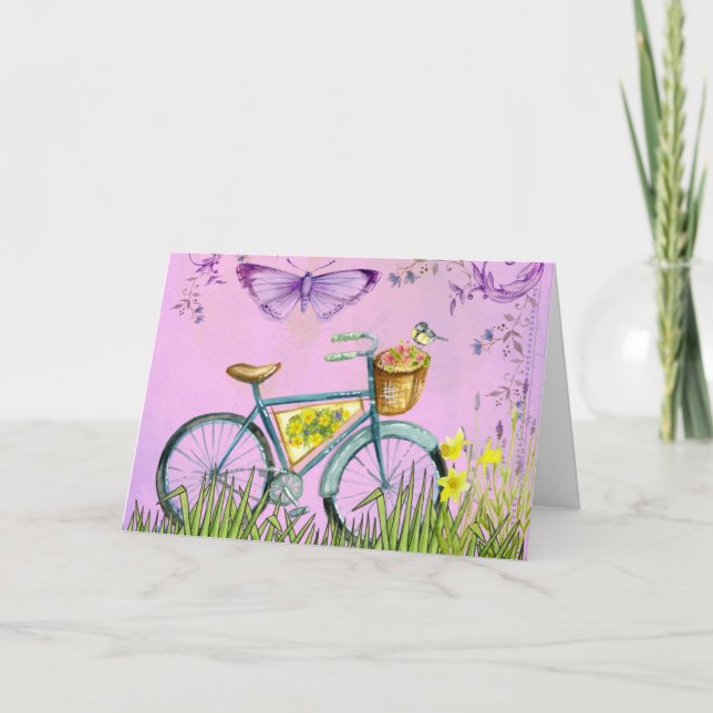 Cykel P23A - tomt anteckningskort (Framsida)