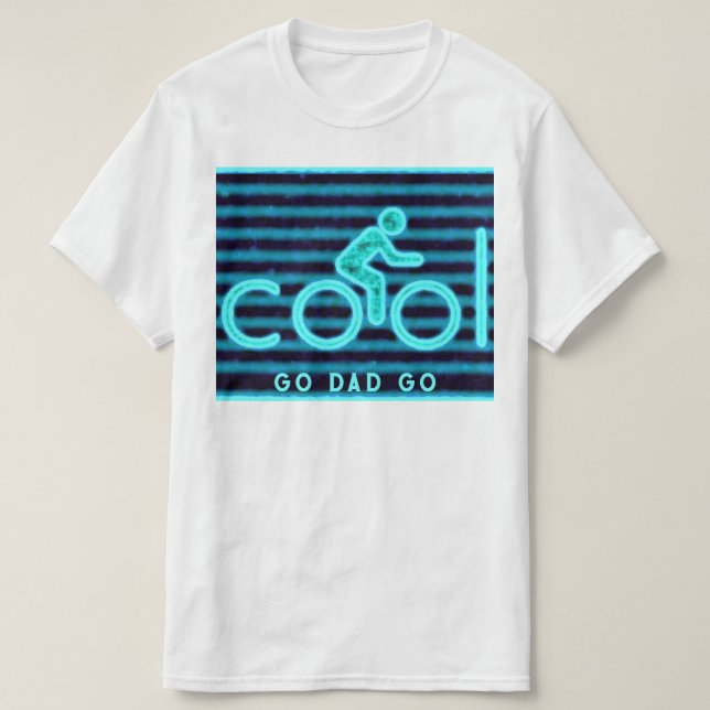 Cykel-Pappa Tee Shirt (Design framsida)