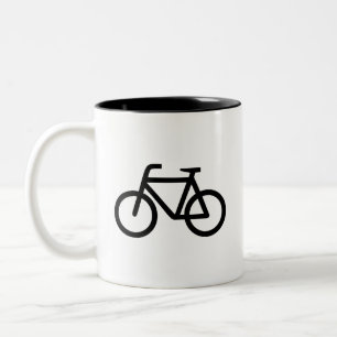 "Cykel" Pictogrammugg Två-Tonad Mugg