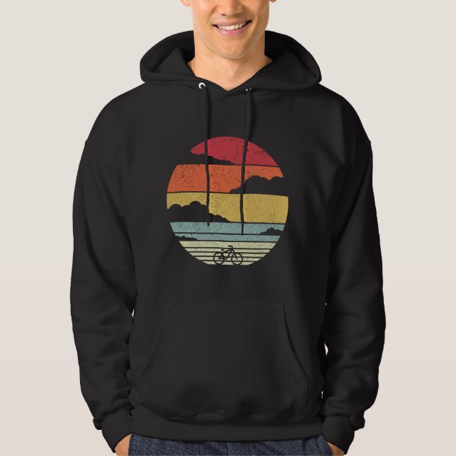 Cykel . Retrocykling Hoodie (Framsida)