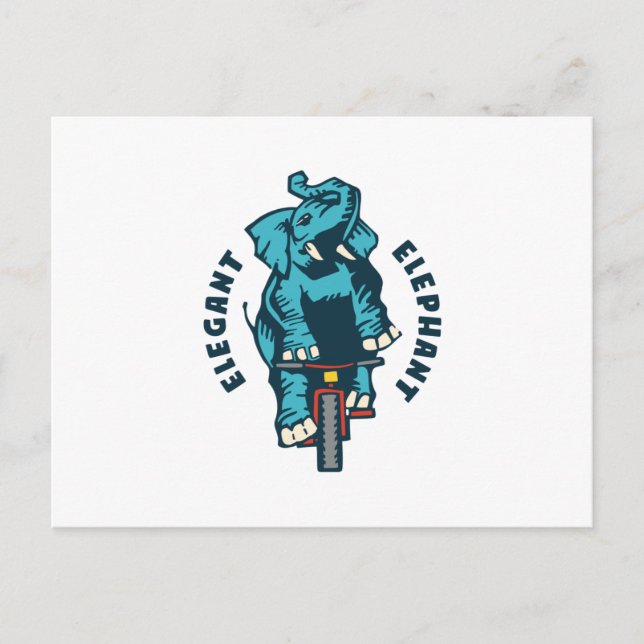 Cykel - Roligt Sport Design - 53 - kol Vykort (Framsida)