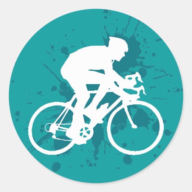 Cykel Runt Klistermärke (Framsida)