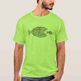 Cykel som äter bilar t-shirt