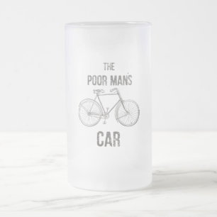 Cykel: Stackars mannens bil Frostat Ölglas