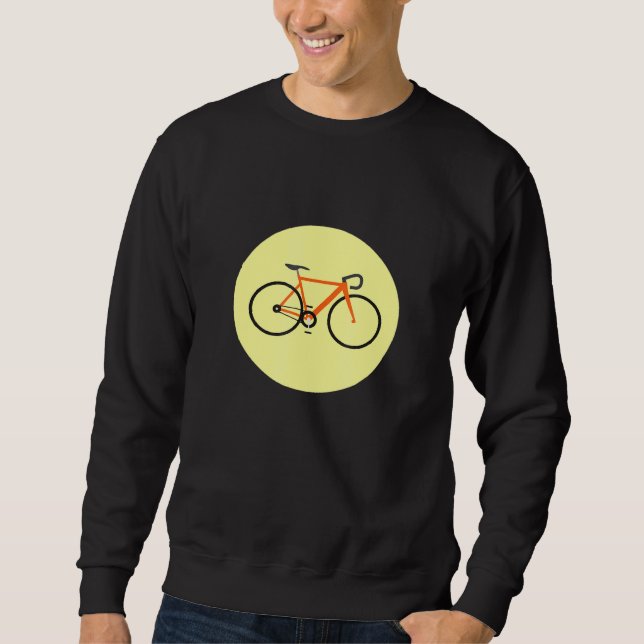 Cykel - Status för cyklist Lång Ärmad Tröja (Framsida)