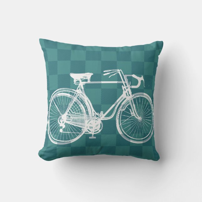 Cykel till framtiden kudde (Framsida)