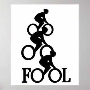 Cykel Tok - Cyklistpresent Poster