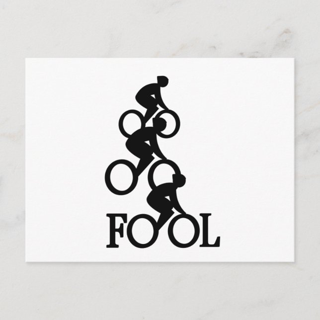 Cykel Tok - Cyklistpresent Vykort (Framsida)