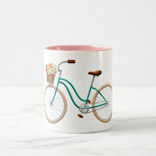 Cykel tvåtonskaffe Mugg