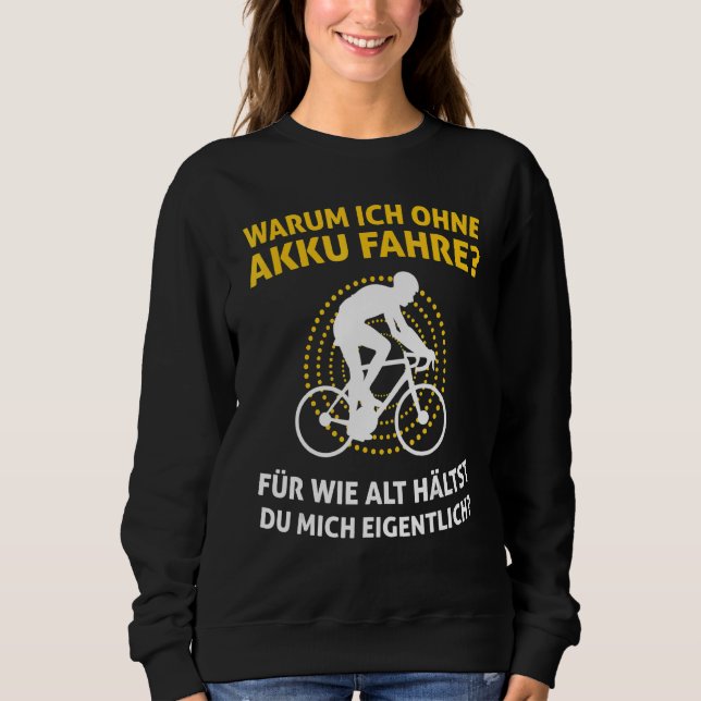 Cykel utan batterisäck t shirt (Framsida)